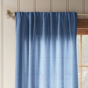Open Box - Threshold - Light Filtering Window Curtain Panel - Threshold Blue